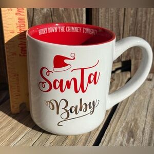 Santa Baby Christmas mug
